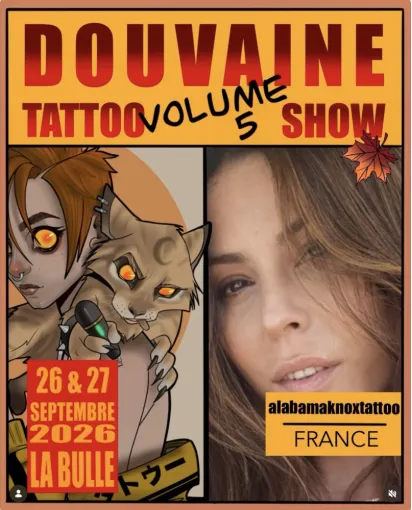 Tatoueuse présente à Douvaine Tattoo show