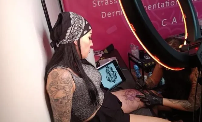  Menton Tattoo Expo, Cannes, Alabama Knox Tattoo