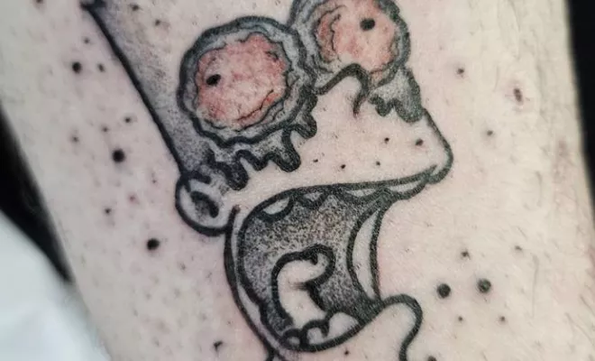 Tatouage frais, Cannes, Alabama Knox Tatoo